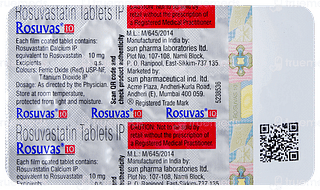 Rosuvas 10 Tablet 15