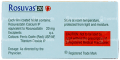 Rosuvas 20 Tablet 10 Rosuvas 20 Tablet 10