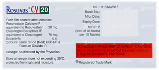 Rosuvas Cv 20 Tablet 10