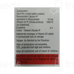 Rosuvas D 10 Tablet 15