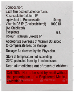 Rosuvas D 10 Tablet 15 Rosuvas D 10 Tablet 15