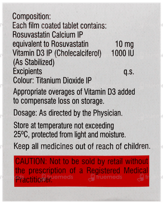 Rosuvas D 10 Tablet 15