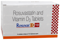 Rosuvas D 10 Tablet 15 Rosuvas D 10 Tablet 15