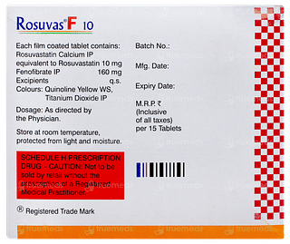 Rosuvas F 10 Tablet 15