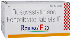 Rosuvas F 20 Tablet 10 Rosuvas F 20 Tablet 10