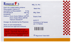 Rosuvas F 5 Tablet 15