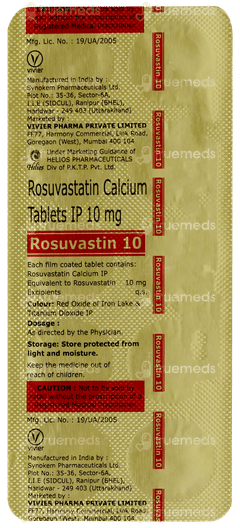 Rosuvastin 10 Tablet 10 Rosuvastin 10 Tablet 10