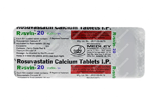 Rosvin 20 MG Tablet 10