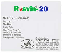 Rosvin 20 Tablet 10