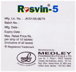 Rosvin 5 Tablet 10