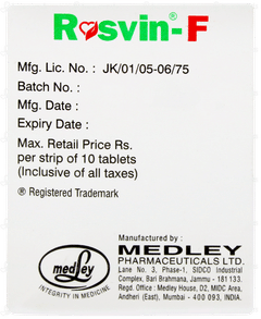 Rosvin F Tablet 10 Rosvin F Tablet 10