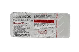 Rosycap D3 10 Mg/1000 IU Tablet 10