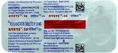 Rosys 20 Tablet 10