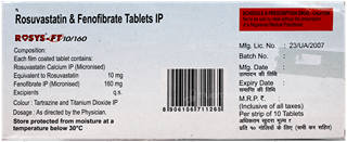 Rosys Ft 10/160 Tablet 10