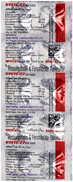 Rosys Ft 10/160 Tablet 10
