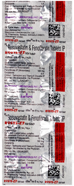 Rosys Ft 10/160 Tablet 10