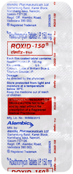 Roxid 150 Tablet 10 Roxid 150 Tablet 10