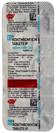 Roxychem 150 Tablet 10 Roxychem 150 Tablet 10
