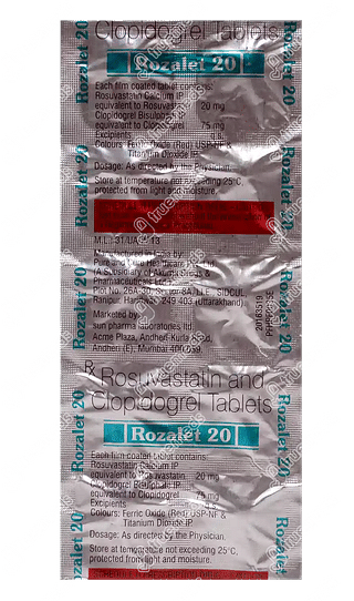 Rozalet 20/75 MG Tablet 10