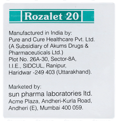 Rozalet 20 Tablet 10 Rozalet 20 Tablet 10