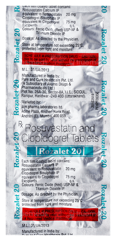 Rozalet 20 Tablet 10 Rozalet 20 Tablet 10