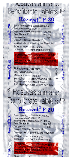 Rozavel F 20 Tablet 10
