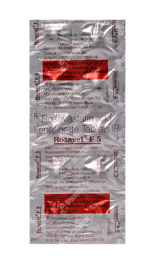 Rozavel F 5/160 MG Tablet 10