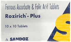 Rozirich Plus 100/1.5 Mg Tablet 10