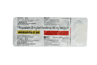 Rozucor F 20/160 MG Tablet 10