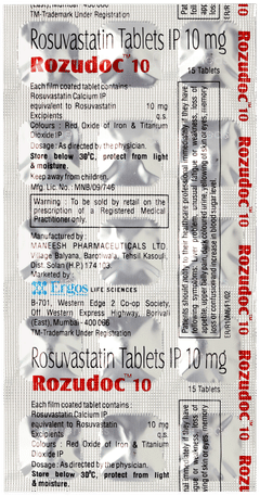 Rozudoc 10 Tablet 15 Rozudoc 10 Tablet 15