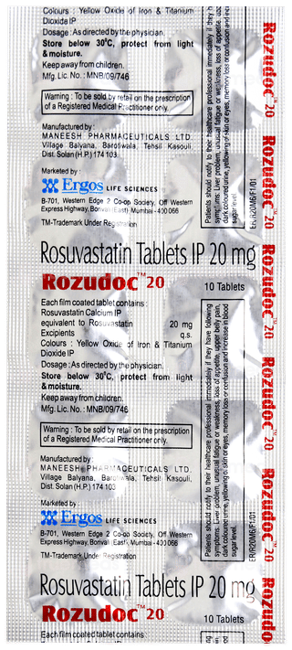 Rozudoc 20 Tablet 10