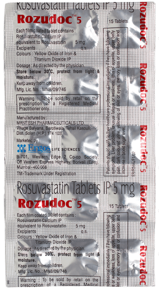 Rozudoc 5 Tablet 15