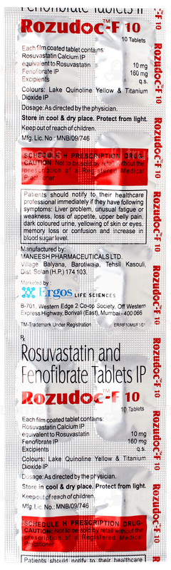 Rozudoc F 10 Tablet 10 Rozudoc F 10 Tablet 10