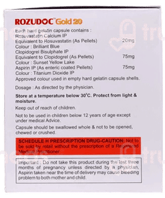 Rozudoc Gold 20 Capsule 10 Rozudoc Gold 20 Capsule 10