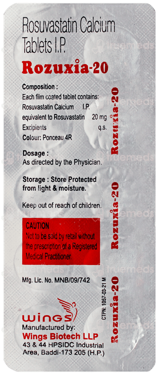 Rozuxia 20Mg Tablet 10