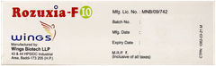 Rozuxia F 10 Tablet 10 Rozuxia F 10 Tablet 10