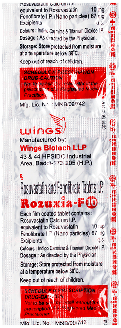 Rozuxia F 10 Tablet 10 Rozuxia F 10 Tablet 10