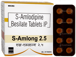 S Amlong 2.5 Tablet 10
