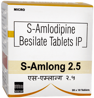 S Amlong 2.5 Tablet 10