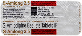 S Amlong 2.5 Tablet 10