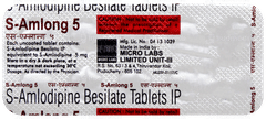 S Amlong 5 Tablet 10