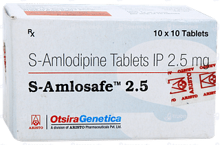 S Amlosafe 2.5 Tablet 10