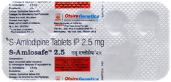 S Amlosafe 2.5 Tablet 10 S Amlosafe 2.5 Tablet 10