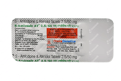 S Amlosafe At 2.5/50 Tablet 10