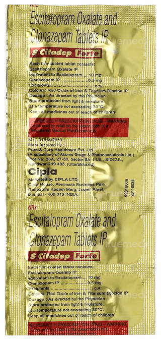 S Citadep Forte Tablet 10