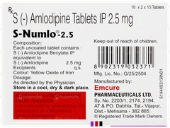 S Numlo 2.5 Tablet 15