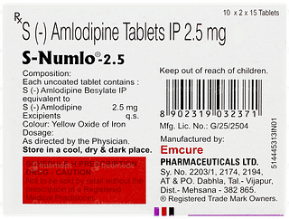 S Numlo 2.5 Tablet 15