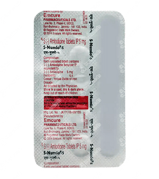 S Numlo 5 MG Tablet 15