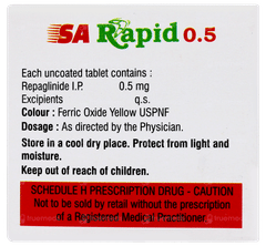 Sa Rapid 0.5 Tablet 10 Sa Rapid 0.5 Tablet 10