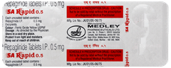Sa Rapid 0.5 Tablet 10 Sa Rapid 0.5 Tablet 10